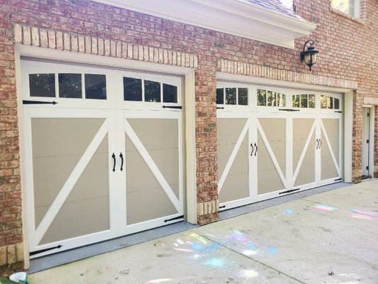 Custom overlay garage door - Custom overlay garage door. Done with care. Call now and mention Yelp!