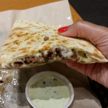 Dillas Quesadillas - Quesadilla (beef, hatch chile sauce) - American Near Me - Plano, Texas