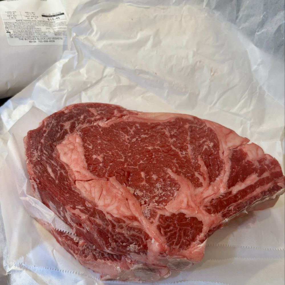 The Butcher Block - Two Ribeye Steaks bone in. - Meat Shops Near Me - Las Vegas, Nevada The Butcher Block - Two Ribeye Steaks bone in. - Meat Shops Near Me - Las Vegas, Nevada