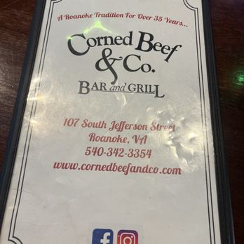 Corned Beef - American Near Me - Roanoke, Virginia