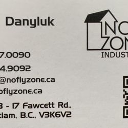 No Fly Zone - Company business card.