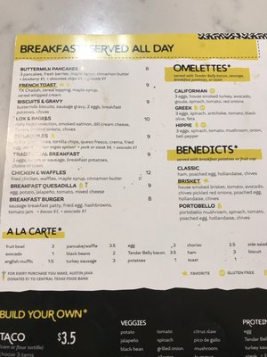 Menu photo 7 Austin Java Austin, TX