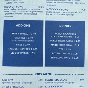 Kairos Mediterranean - Menu - Mediterranean Near Me - Tallahassee, Florida Kairos Mediterranean - Menu - Mediterranean Near Me - Tallahassee, Florida