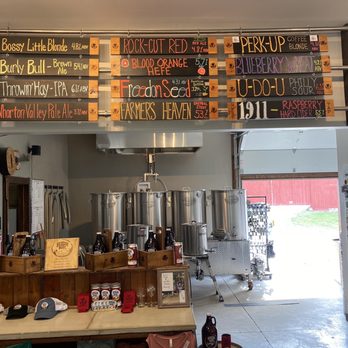 High Burl Brewery - Brew choices on day we visited - Breweries Near Me - Burlington Flats, New York
