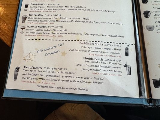 Menu photo 5 Life On Mars Seattle, WA Menu photo 5 Life On Mars Seattle, WA