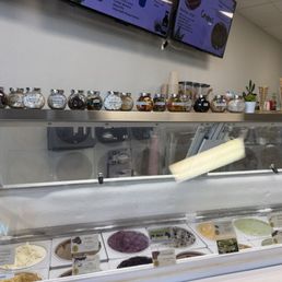 Variety of toppings. Variety of toppings.