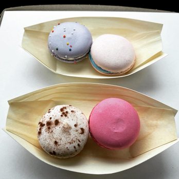Miss Bailey Brown Chocolate - three macarons on a plate - Chocolatiers & Shops Near Me - Burlington, Ontario Miss Bailey Brown Chocolate - three macarons on a plate - Chocolatiers & Shops Near Me - Burlington, Ontario