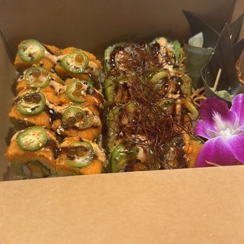 The Vegan Sushi Spot - Spicy Mami Hot Tamale and Spicy Dragon - Vegan Near Me - Houston, Texas The Vegan Sushi Spot - Spicy Mami Hot Tamale and Spicy Dragon - Vegan Near Me - Houston, Texas
