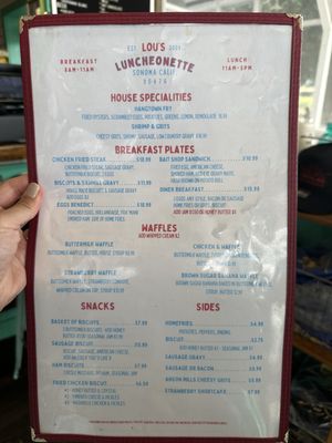 Menu photo 6 Lou's Luncheonette Sonoma, CA Menu photo 6 Lou's Luncheonette Sonoma, CA