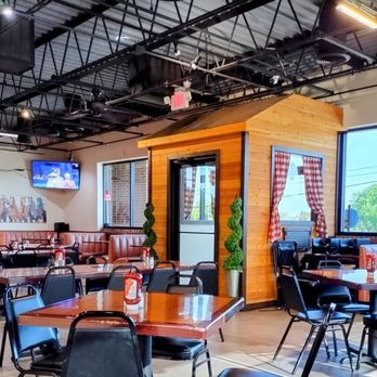 Del Rancho - My view of the dining room. Always cute and clean. - Sandwiches Near Me - Midwest City, Oklahoma Del Rancho - My view of the dining room. Always cute and clean. - Sandwiches Near Me - Midwest City, Oklahoma