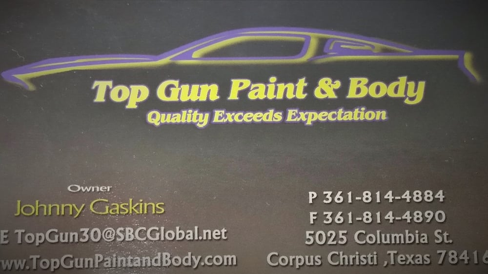 TOP GUN PAINT & BODY Updated August 2024 5025 Columbia St, Corpus