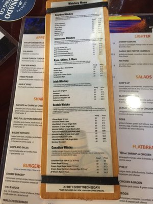Menu photo 6 710 Beach Club San Diego, CA