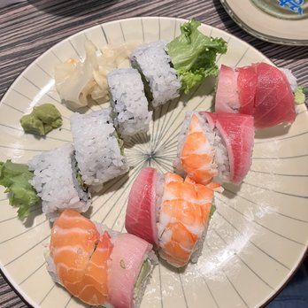 Sushi Tomi - Rainbow Roll and California Roll - Sushi Bars Near Me - Mountain View, California Sushi Tomi - Rainbow Roll and California Roll - Sushi Bars Near Me - Mountain View, California