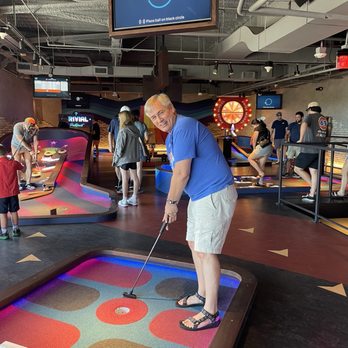 Puttshack - Scottsdale - This part wasn't as crowded so it was more relaxing. - Mini Golf Near Me - Scottsdale, Arizona