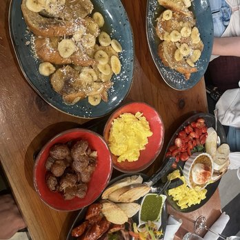 de Fuego - French Toast De Coco,  Burratta & Egg Board and Breakfast Asado - Latin American Near Me - Clackamas, Oregon