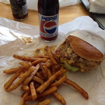 Get The Burger - Looks great! Monster burgers, YUM!!  When in big bear looking for a sit down place to eat, GET THE BURGER. - Burgers Near Me - Big Bear Lake, California