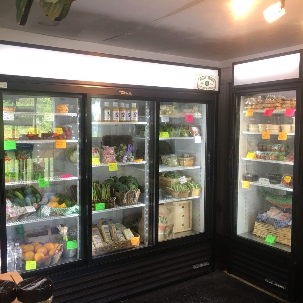 Maw's Produce - Refrigerator with veggies and fish and meat - Arts & Crafts Near Me - Boone, North Carolina