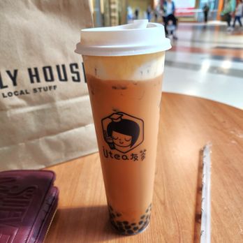 U Tea - Thai Tea with Boba and Foam Topping - Bubble Tea Near Me - Syracuse, New York