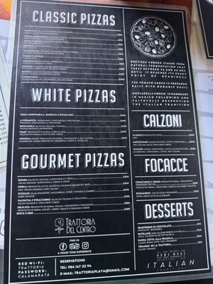Menu photo 2 Trattoria del Centro Playa del Carmen, ROO