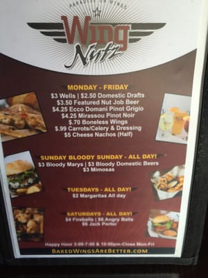 Menu photo 8 WingNutz Las Vegas, NV Menu photo 8 WingNutz Las Vegas, NV