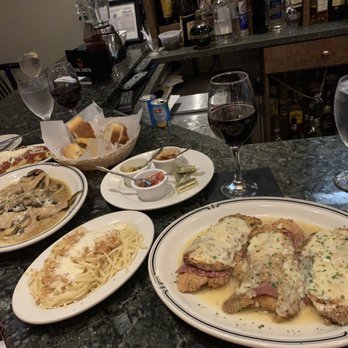 Casanova - Veal Marsala with side of rigatoni and Chicken Sorrentino with side of linguine with olive oil & garlic. Bread basket and 3 toppings! - Italian Near Me - Staten Island, New York
