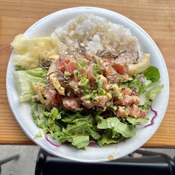Hanalei Poke - Security with half and half (salad/rice) - Food Trucks Near Me - Hanalei, Hawaii Hanalei Poke - Security with half and half (salad/rice) - Food Trucks Near Me - Hanalei, Hawaii
