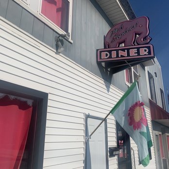 Pink Elephant Diner - the outside of the restaurant - American Near Me - Hart, Michigan Pink Elephant Diner - the outside of the restaurant - American Near Me - Hart, Michigan