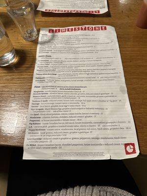 Menu photo 5 Limestone Lawrence, KS