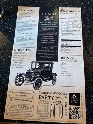 Menu photo 1 Patties & Pints Ironton, OH Menu photo 1 Patties & Pints Ironton, OH