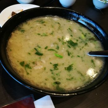Fuji Lamb House - Fresh large bowl sheep offal soup, free refill of soup - Barbeque Near Me - Scarborough, Ontario Fuji Lamb House - Fresh large bowl sheep offal soup, free refill of soup - Barbeque Near Me - Scarborough, Ontario