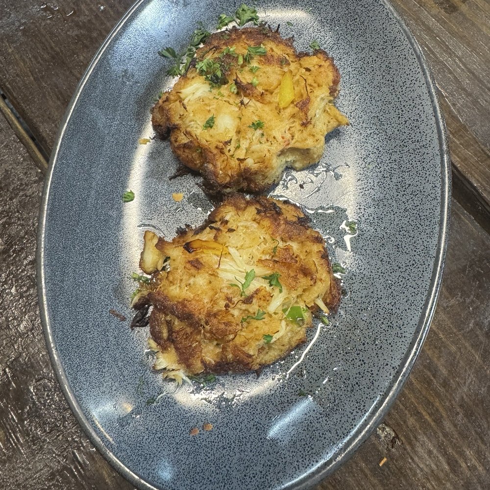 Caribbean Jerk Palace - Crab cakes with red and green peppers full of flavor baked with crispy outside - Caribbean Near Me - Houston, Texas Caribbean Jerk Palace - Crab cakes with red and green peppers full of flavor baked with crispy outside - Caribbean Near Me - Houston, Texas