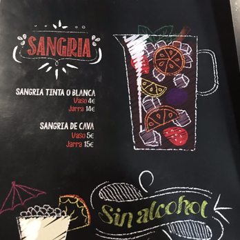 Cacao Restobar - Partial drink menu - Mediterranean Near Me - Madrid, M Cacao Restobar - Partial drink menu - Mediterranean Near Me - Madrid, M