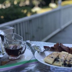 Front porch breakfast