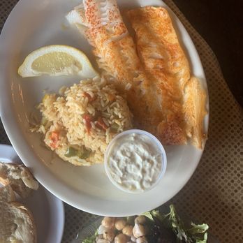 Fieldstone Country Inn - Fish and rice - New American Near Me - Lockport, New York