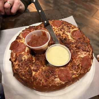 On Tap - Giant Pizza Pretzel - Gastropubs Near Me - Milwaukee, Wisconsin