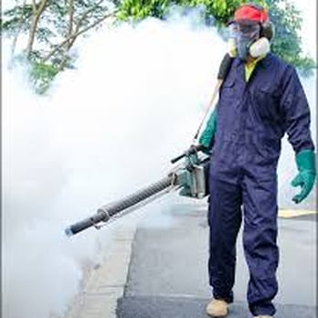 Green Pest Control - Nadeem, Spraying the Chemicals at the back yard to control the Mosquitoes - Pest Control Near Me - Kannapolis, North Carolina