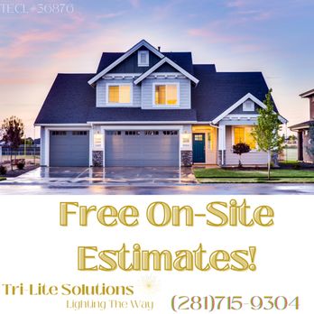 Tri Lite Solutions - FREE ON-SITE ESTIMATES - Electricians Near Me