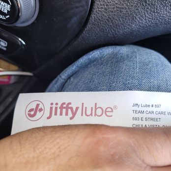Jiffy Lube - The receipt of what I payed. I highly recommend for anyone that needs an oil change. To go there. Thank you - Auto Repair Near Me - Chula Vista, California