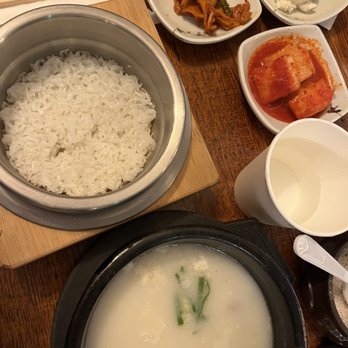 Hanbat Restaurant - Sul rang rang (ox bone soup)- meat slices in soup, no bone! - Korean Near Me - New York, New York Hanbat Restaurant - Sul rang rang (ox bone soup)- meat slices in soup, no bone! - Korean Near Me - New York, New York