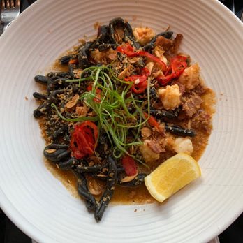 OLIVIA - Squid ink pasta - Italian Near Me - Tampa, Florida OLIVIA - Squid ink pasta - Italian Near Me - Tampa, Florida