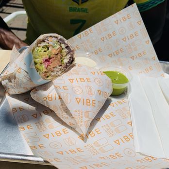 Vibe Organic Kitchen & Juice - Carnitas Crunch Burrito - Juice Bars & Smoothies Near Me - Dana Point, California