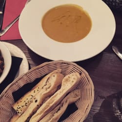 Istanbul Grill - Corba with fresh Turkish bread