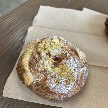 Vio Handcrafted Pastries - Pistachio Almond Frangipane Chubby Churro - Donuts Near Me - Vacaville, California Vio Handcrafted Pastries - Pistachio Almond Frangipane Chubby Churro - Donuts Near Me - Vacaville, California