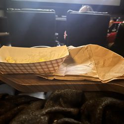 Movie Bistro - North Canton - Recliner seats  If you order food like pizza hot dogs ( they also brought out all condiments and utensils)