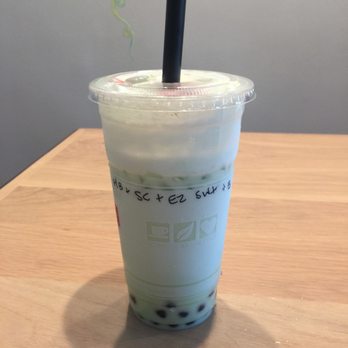 7 Leaves Cafe - Mung Bean Milk Tea w/Bowlba - Coffee & Tea Near Me - Alhambra, California