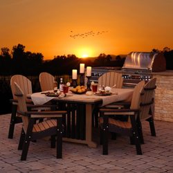 Woodland Sheds - Finch outdoor poly furniture, 20 year warranty!