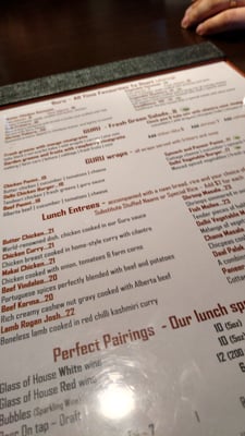 Menu photo 2 Guru Edmonton, AB
