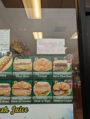 Menu photo 2 William's Donuts Monterey Park, CA