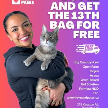 Love and Paws - Did you know about our fantastic Frequent Buyer program? When you grab 12 items, the 13th is on the house on certain brands. - Pet Stores Near Me - Pickering, Ontario