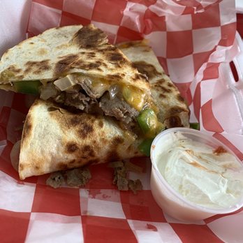 Charlie’s Way - Steak quesadilla with everything on it - American Near Me - Glen Allen, Virginia Charlie’s Way - Steak quesadilla with everything on it - American Near Me - Glen Allen, Virginia